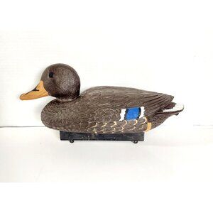 1988 Duck Decoy Flambeau Mallard Made In USA Vintage Plastic Hunting Fem…